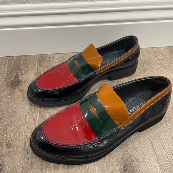 Jeffrey Campbell Lenna Penny Loafers Colorful - Picture 3 of 10
